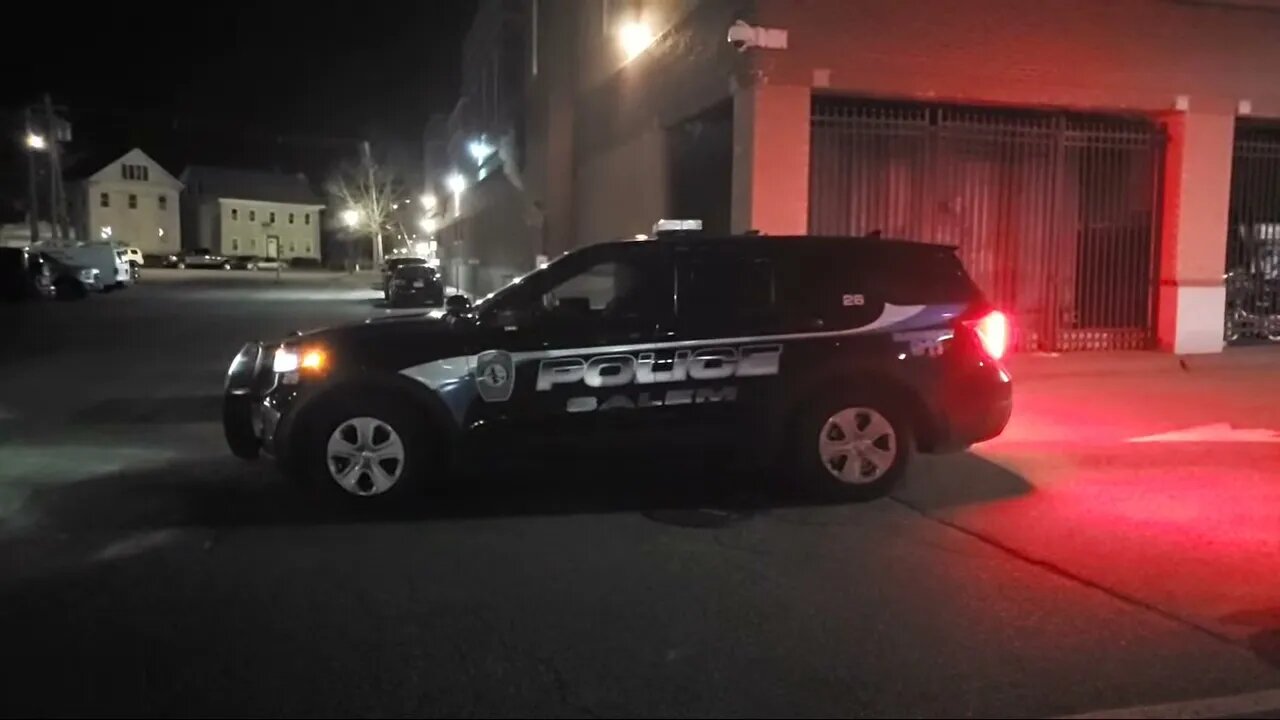 Night Time 1st Amendment Audit. Police Station.