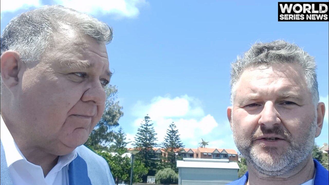 Interview with Craig Kelly at the Newcastle Rally 12 December