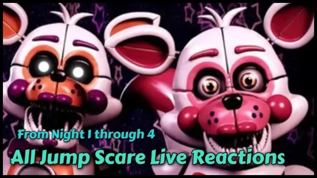 Fnafs Sister Location / All Jump Scare Reactions Live!