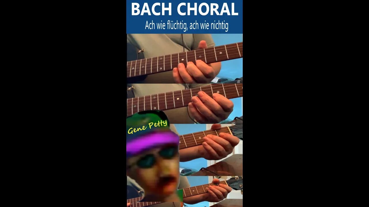 Bach Chorale Performed by Gene Petty #Shorts