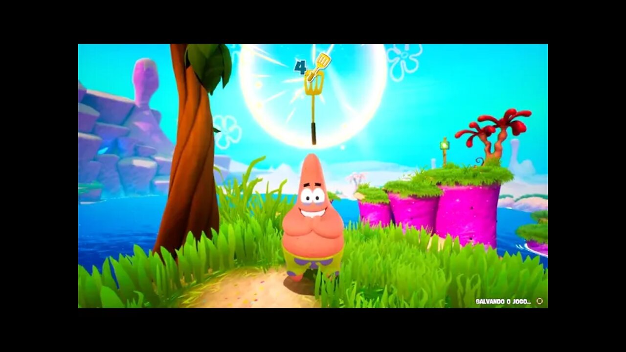 SpongeBob SquarePants Battle for Bikini Bottom Rehydrated Batalha pela Fenda do Biquíni O Filme Leg