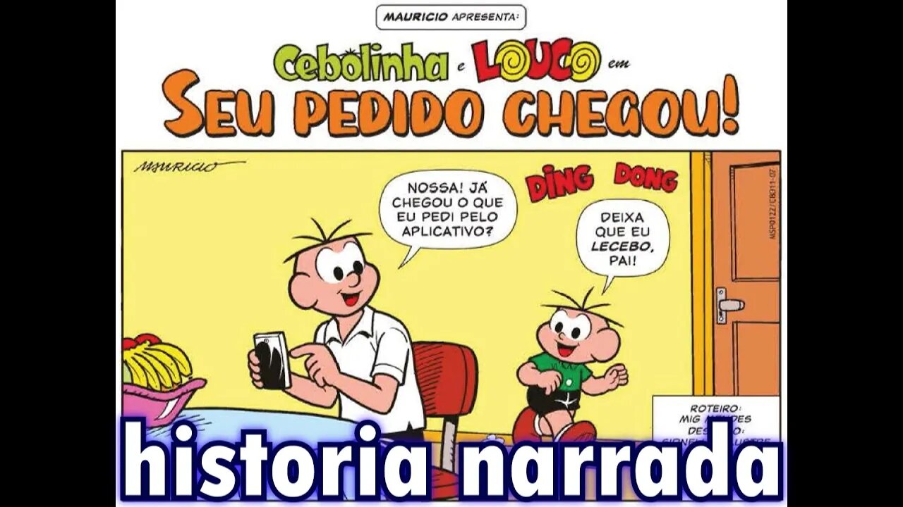 Cebolinha&Louco em-Seu pedido chegou! | Gibis do Rapha