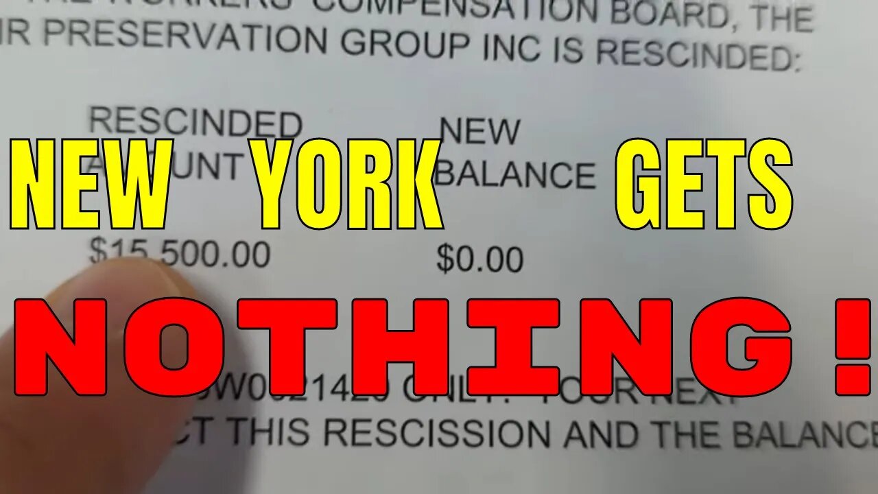 New York swings & misses AGAIN: gets NONE of my money!