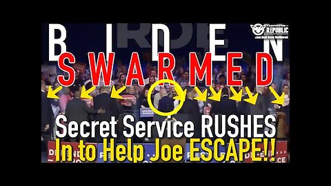 JUST IN! Biden SWARMED! Secret Service Forced to Rush in and SURROUND Joe After Mob Decides NO MORE!