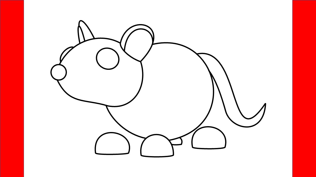 How To Draw Rat From Adopt Me - Step By Step Drawing