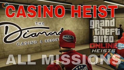 GTA Online Casino Heist All Missions No Commentary Walkthrough