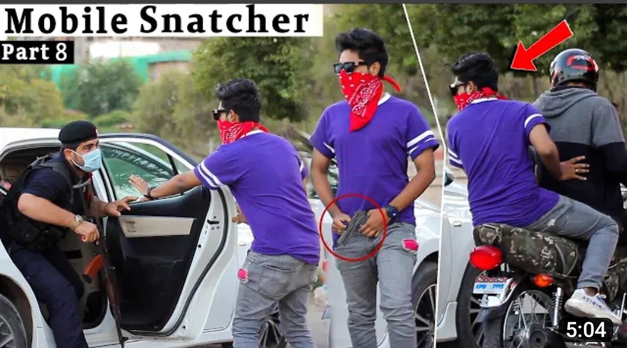 Mobile snatcher prank _ funny prank