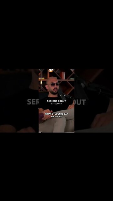 "IF YOU'RE NOT IN HU ...UR STUPID" | ANDREW TATE