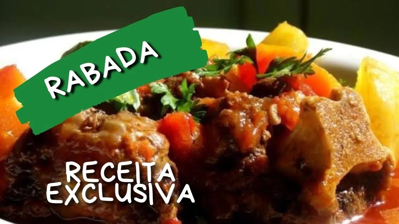 RECEITA DE RABADA BAIANA!