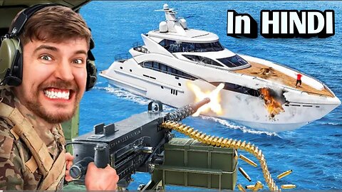 Protect The Yacht, Keep It! MrBeast in Hindi ! MrBeast !