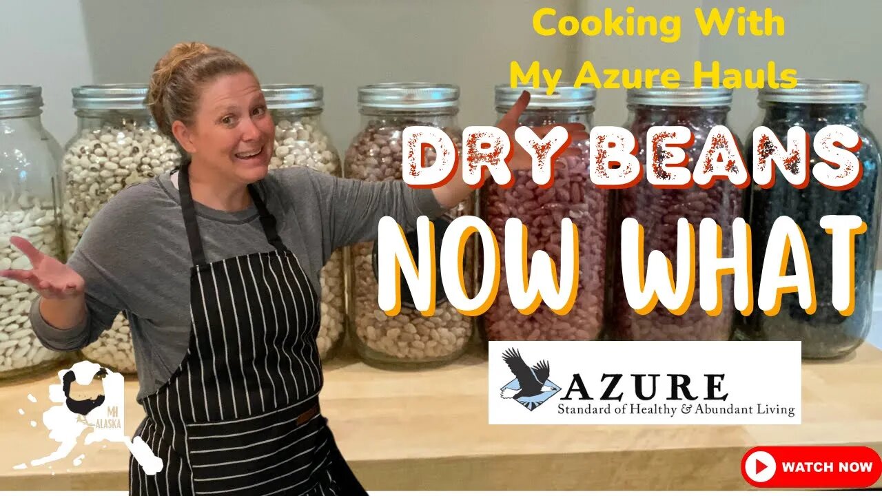 Cooking with my Azure Haul ￼| How to cook dry beans from start to finish, $5 meals w/pantry staples