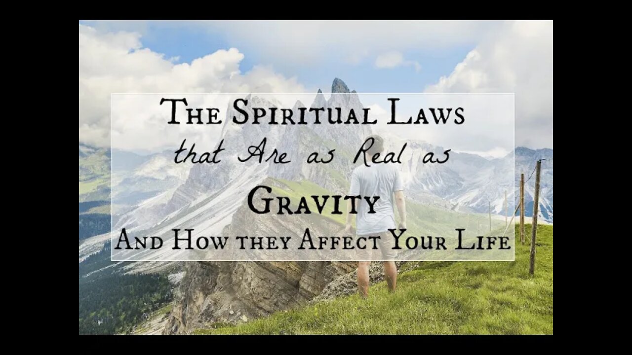 Two Important Spiritual Laws by Dr Michael H Yeager