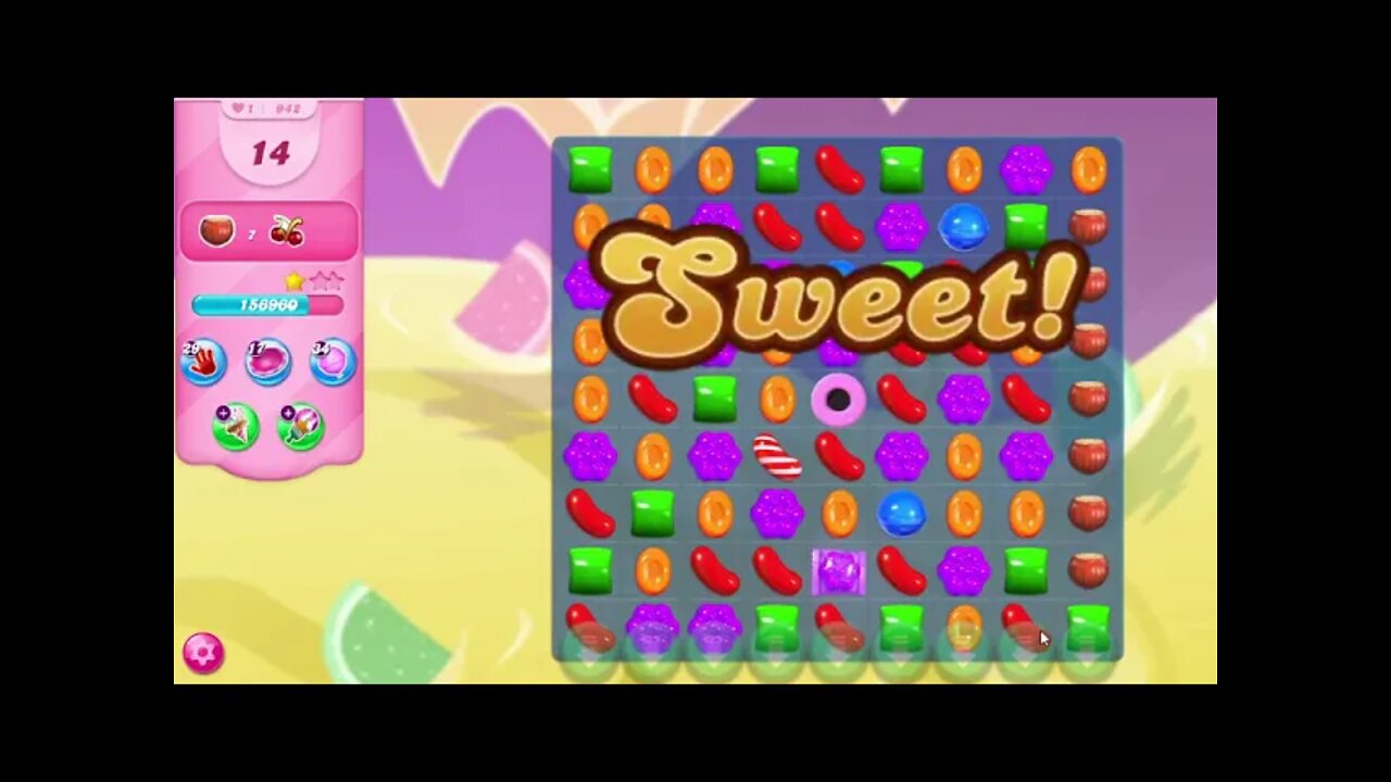 Candy Crush Saga Level 942