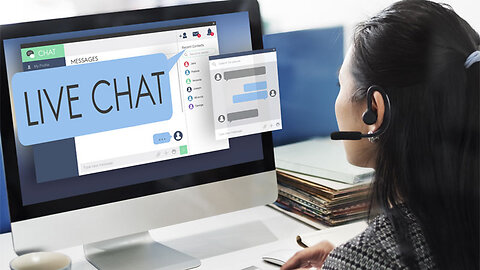 "Live chat jobs for video