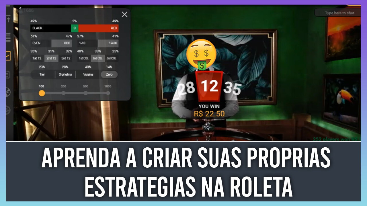 Como montar suas ESTRATÉGIAS nas roletas dos cassinos!