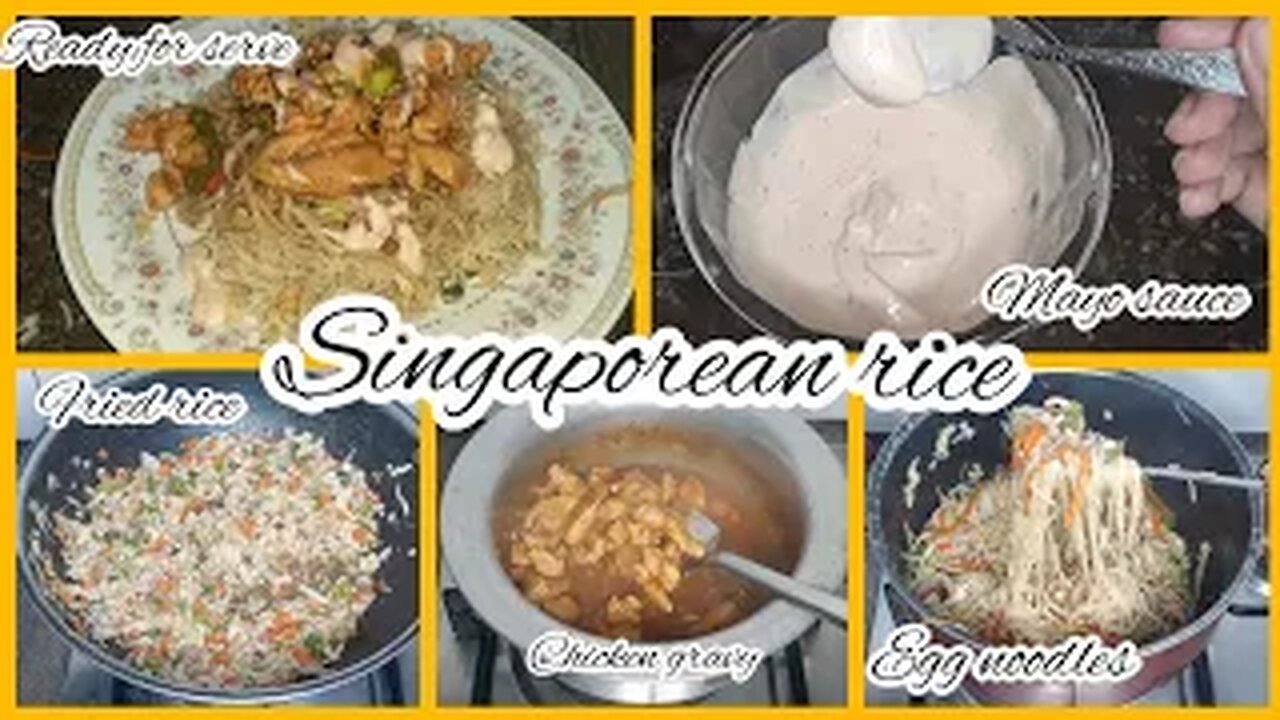 How to make Singaporean rice |in urdu hindi |quick and easy Singaporean rice recipe |by fiza farrukh