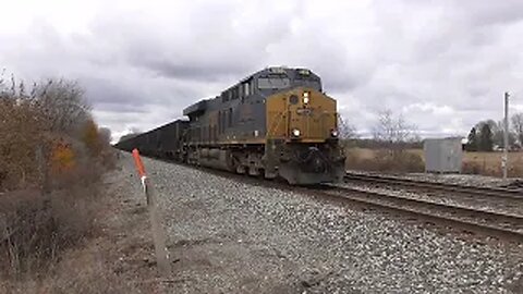 CSX E634 Empty Coal Train from Sterling, Ohio November 11, 2023