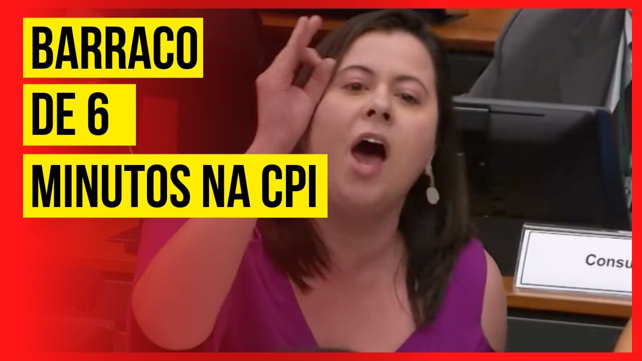 Deputada da barraco de 6 minutos para impedir fala de deputado na CPI do MST