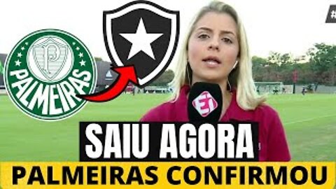 ACONTECEU AGORA! TORCIDA VAI A LOUCURA! ACABOU DE ANUNCIAR! NOTÍCIAS DO PALMEIRAS