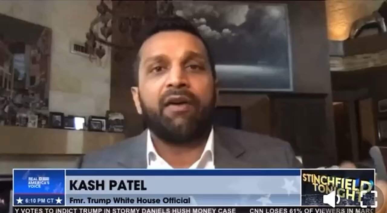 KASH PATEL RANTS ON TRUMP INDICTMENT