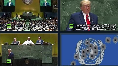 PRESIDENT TRUMP SPEECH AT 🇺🇳 UNITED NATION(S) = NWO