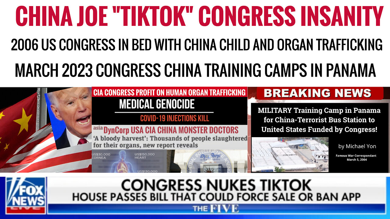 CHINA JOE TICTOCK CONGRESS INSANITY