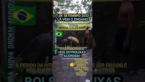 Bolsonaro ou quem entrar mudará em que? 7 Setembro!