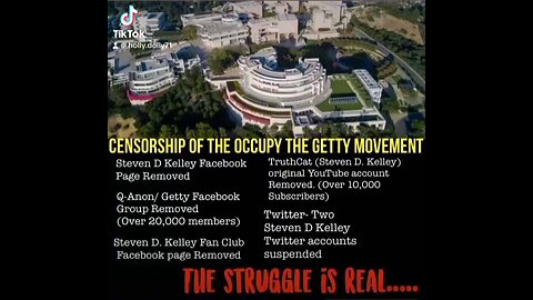 OCCUPY THE GETTY/ STEVEN D KELLEY/ TELEGRAM/ Truthcatradio.com