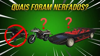 QUAIS VEÍCULOS FORAM NERFADOS NA NOVA DLC THE CRIMINAL ENTERPRISES? TESTAMOS TUDO!