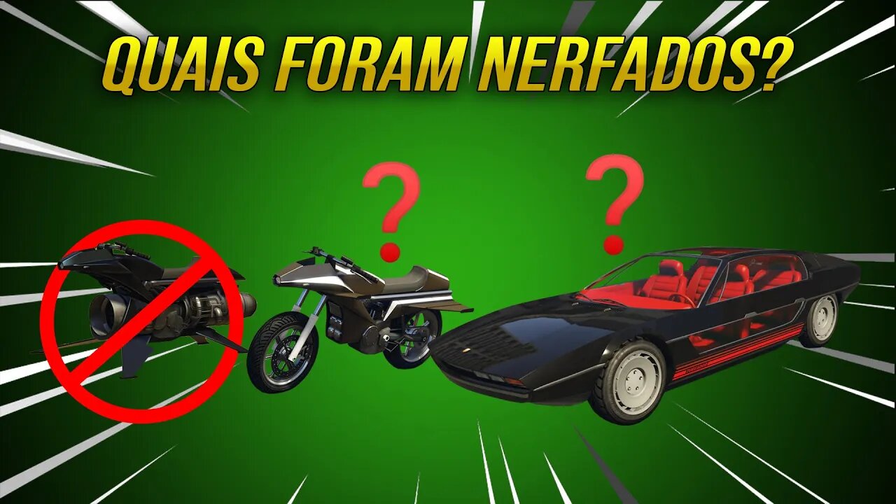QUAIS VEÍCULOS FORAM NERFADOS NA NOVA DLC THE CRIMINAL ENTERPRISES? TESTAMOS TUDO!