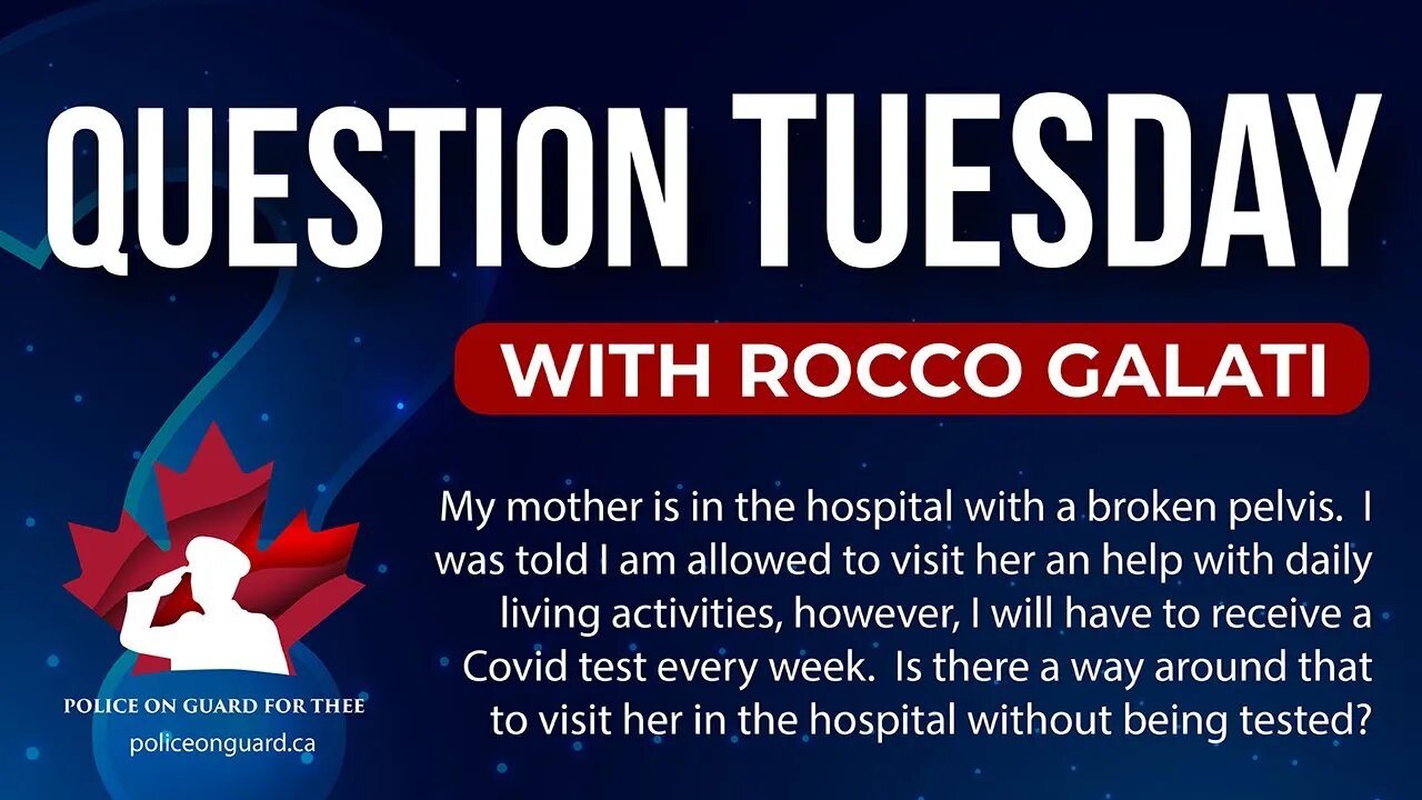 Question Tuesday with Rocco- My mother is in the hospital...