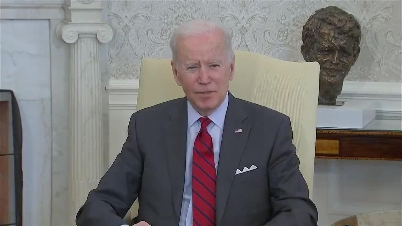 Biden Laughs While Ignoring Questions From Reporters