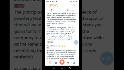 Sapiency gagner plus de 100 $ en crypto monnaie airdrop gratuit cliquer des publicités application