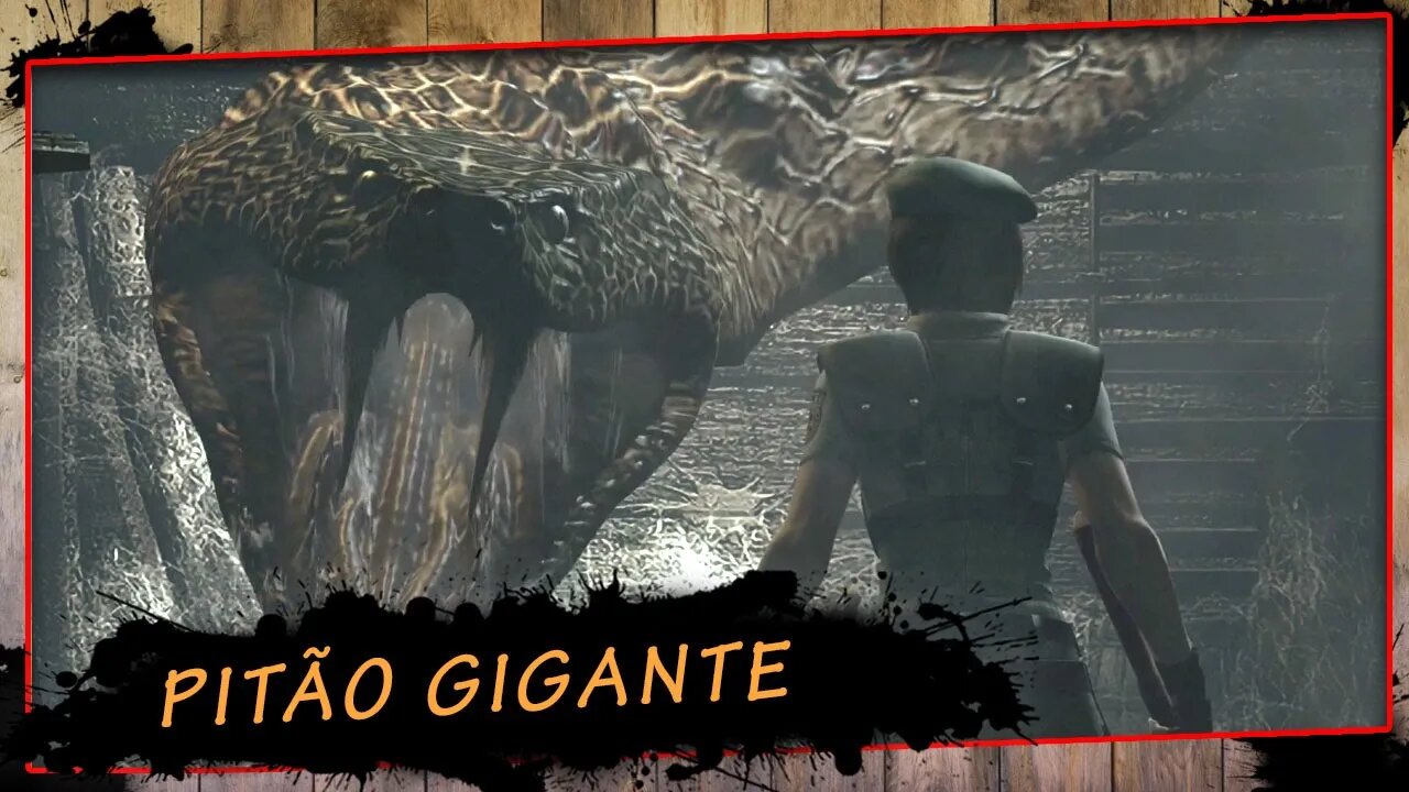 Resident Evil 1 Remastered, Pitão gigante | Gameplay PT-BR #8