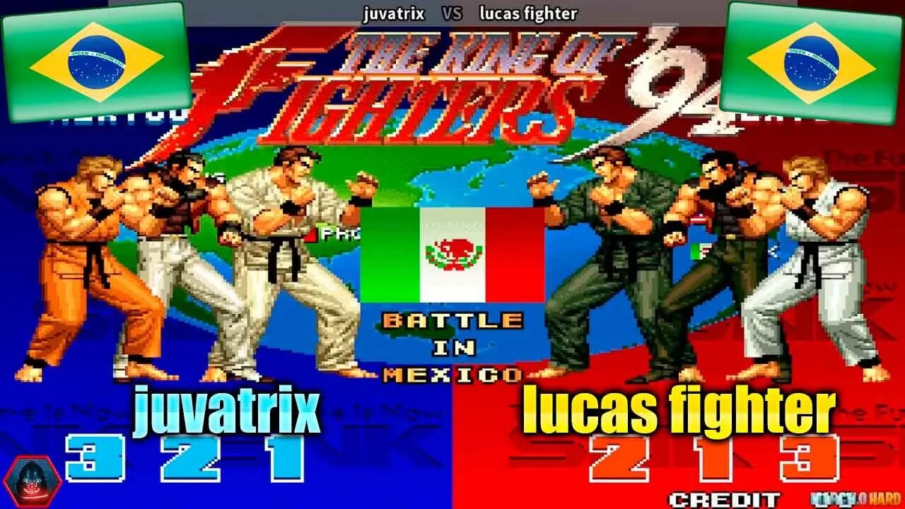 The King of Fighters '94 (juvatrix Vs. lucas fighter) [Brazil Vs. Brazil]