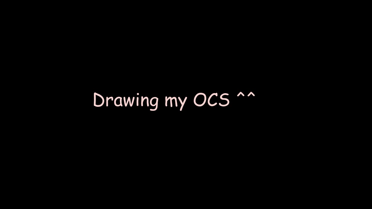 drawing my ocs speedpaint