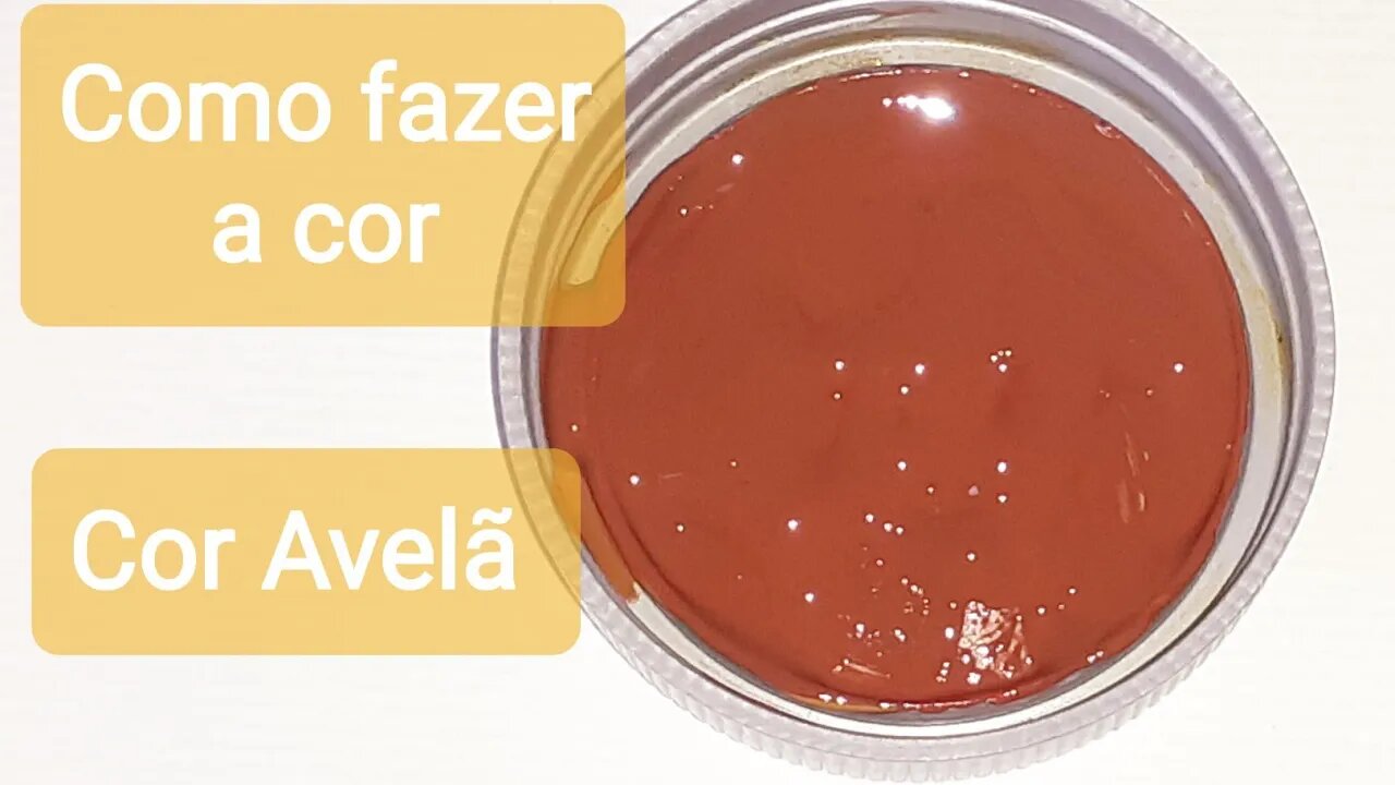 Como Fazer a Cor Avelã Tinta De Tecido