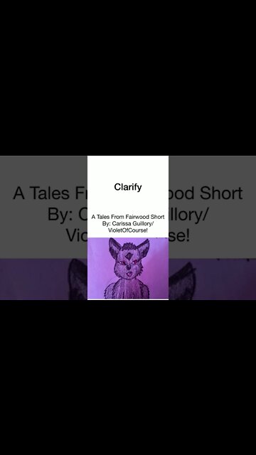 Clarify! A Tales From Fairwood Short! (2022) #Shorts