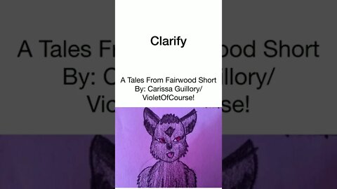 Clarify! A Tales From Fairwood Short! (2022) #Shorts