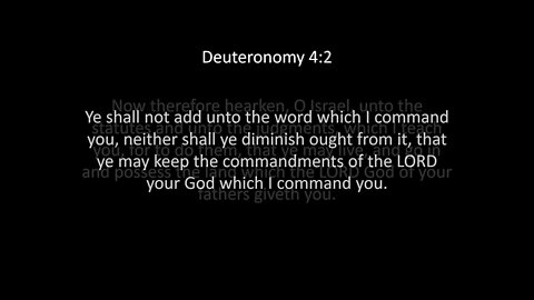 Deuteronomy Chapter 4