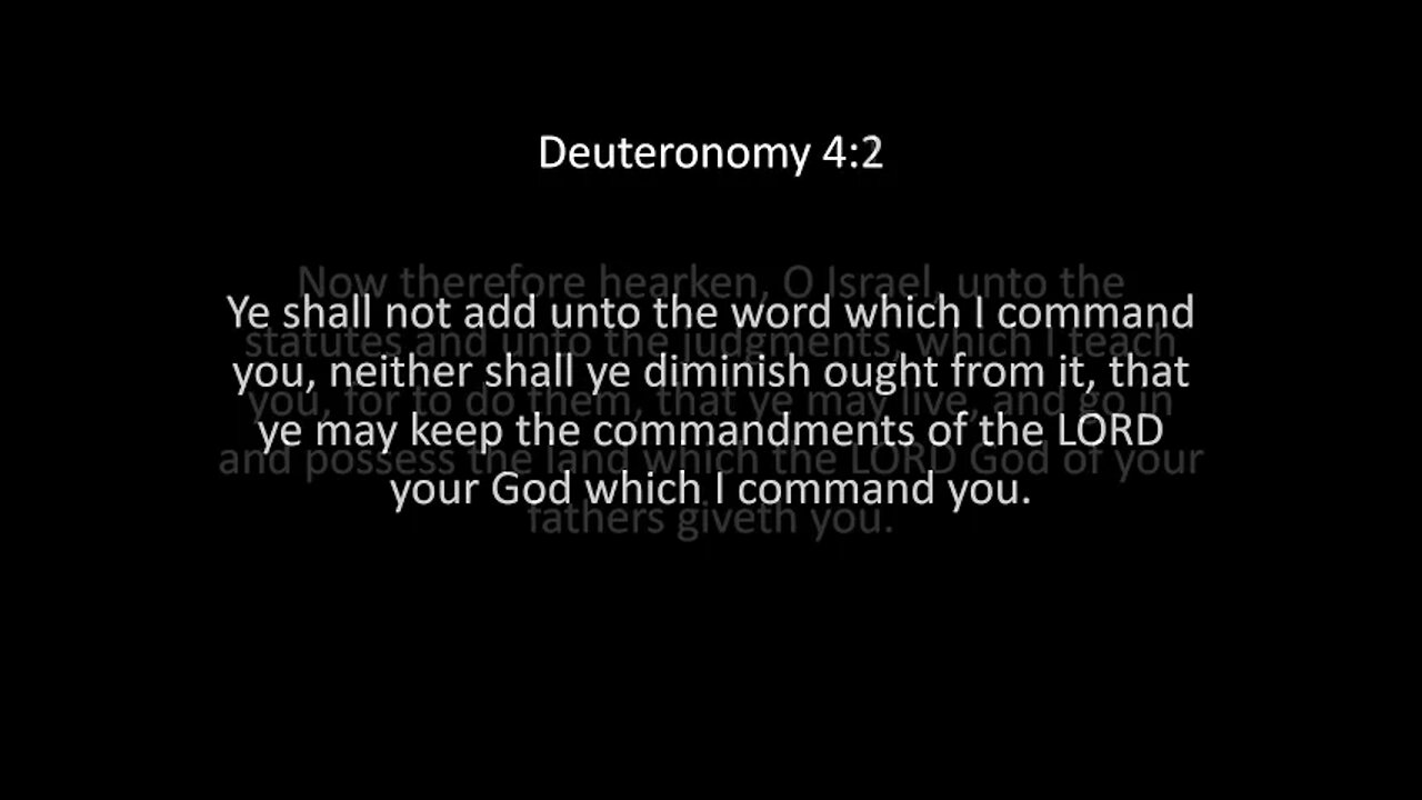 Deuteronomy Chapter 4