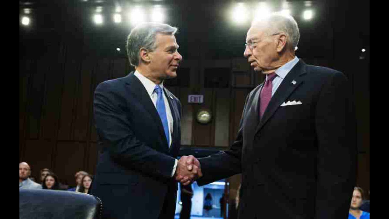 Grassley Grills FBI Director Based On Daily Wire Investigation Into Use Of Bureau Jet