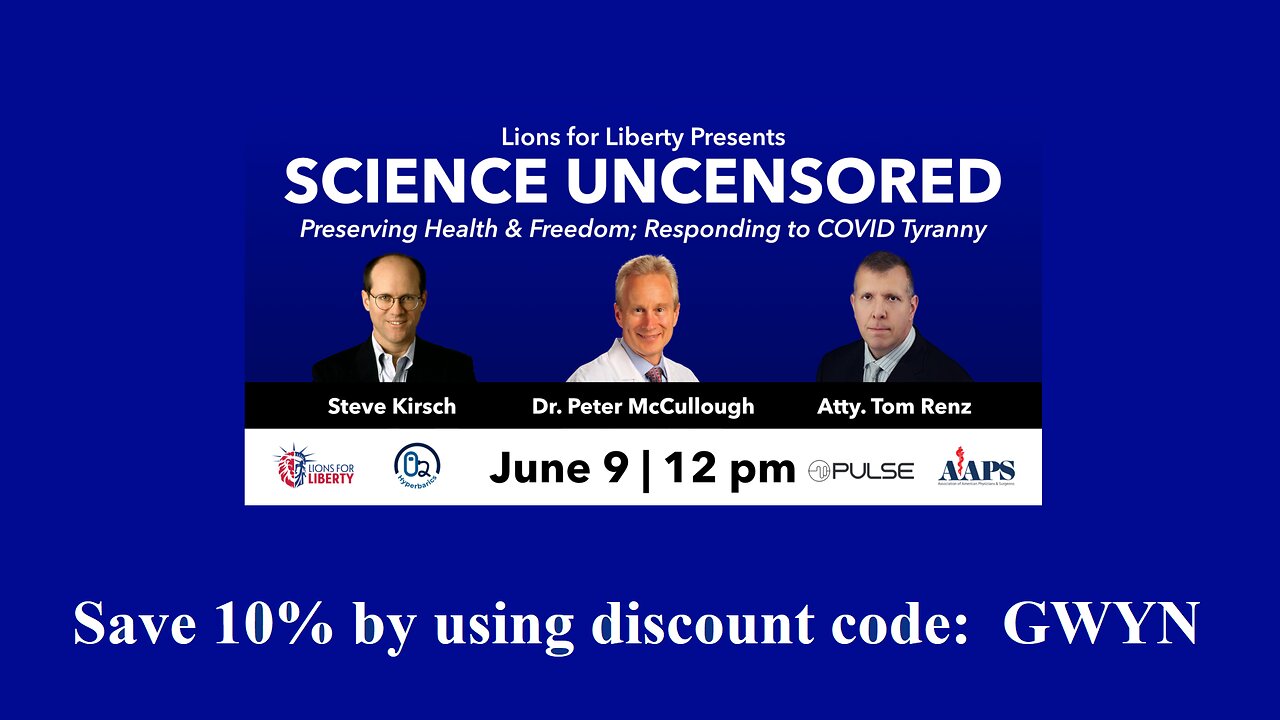 Science Uncensored - Upcoming Event on June 9, 2023