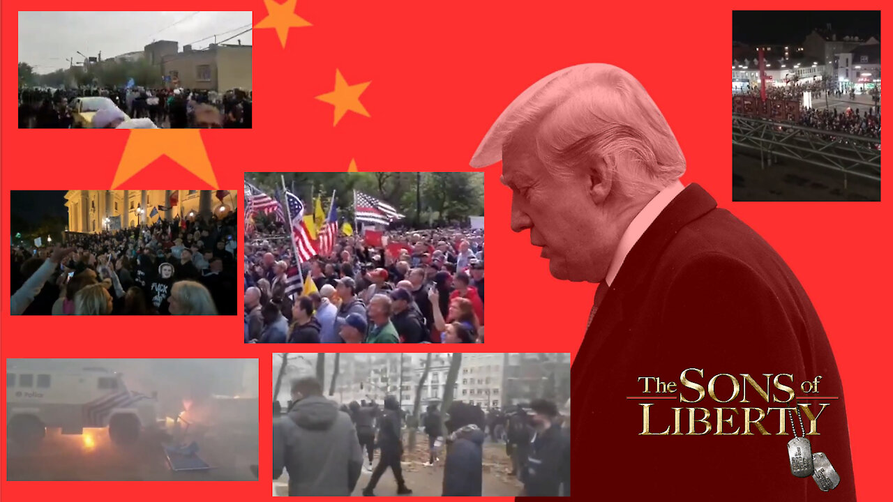 Protestors Facing Violent Tyrants As Donald Trump's Wuhan Connection Exposed