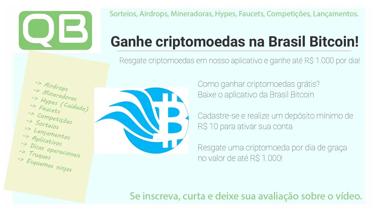 Faucet - Brasil Bitcoin pagando a cada 12 horas ate R$ 1.000,00