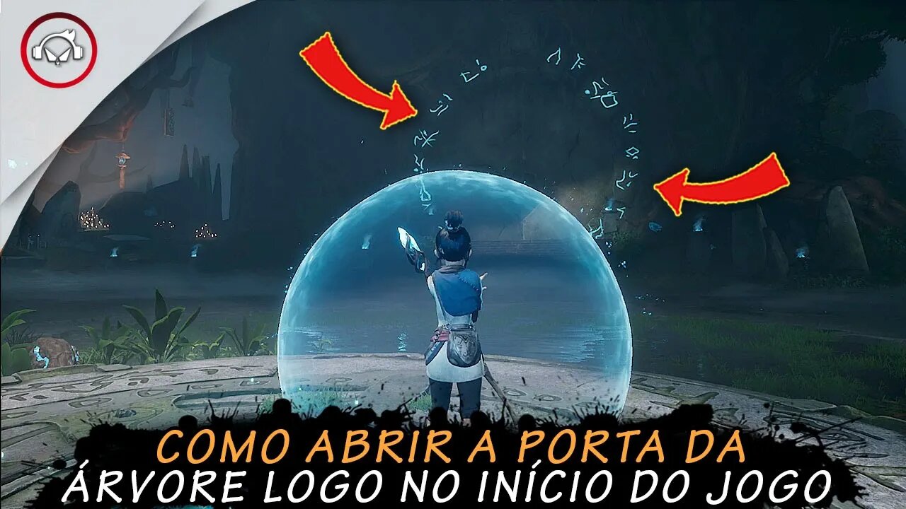 Kena Bridge Of Spirits, Como abrir a porta da árvore logo no início do jogo | super dica PT-BR