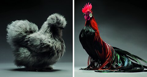 Even Chickens Prefer Beautiful People....