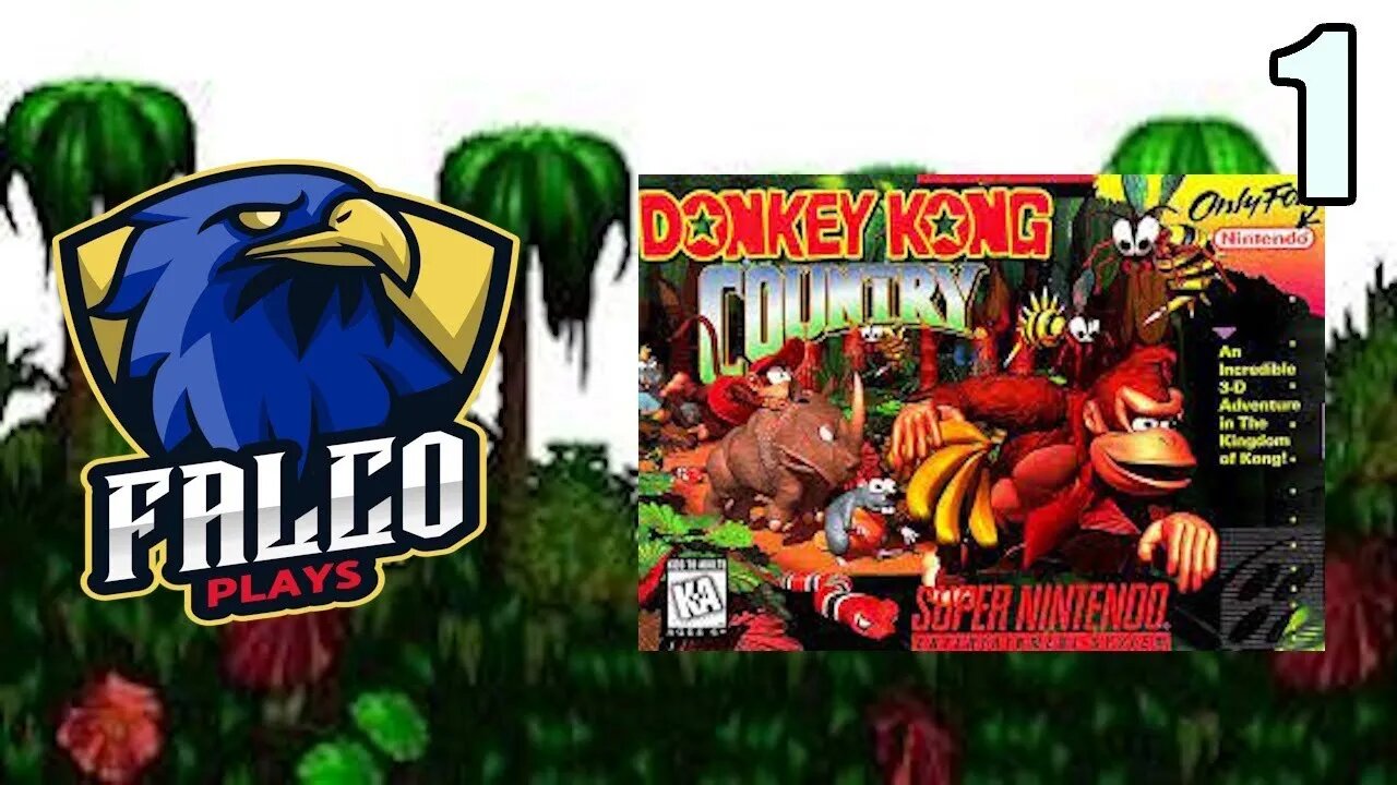 Falco Plays Donkey Kong Country - Full Game with Timestamps