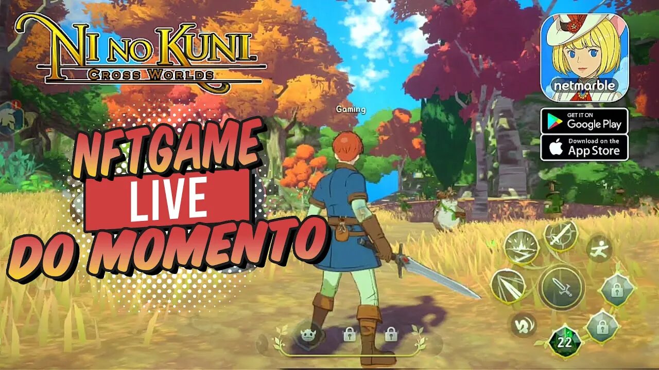 LIVE Ni No Kuni Cross Worlds Classe: Spadachin Jogando no PC