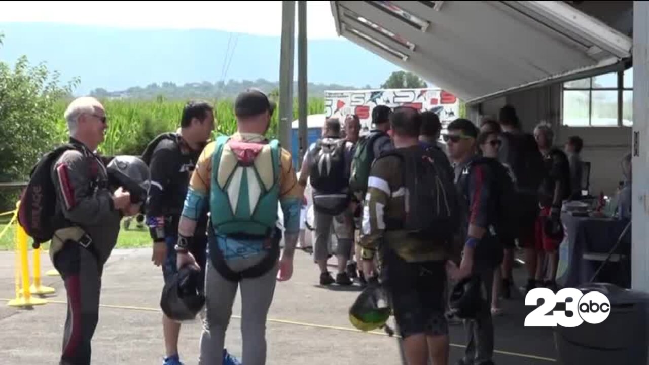 Positively 23ABC: Largest skydiving tandem event in the U.S.